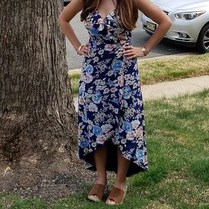 Floral Printed Wrap Dress